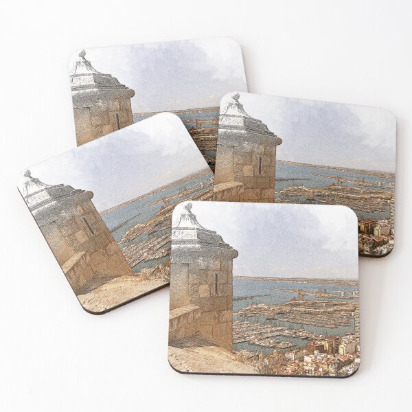 Item preview, Alicante souvenirs - Spain - Color Sketch Cityscape designed and sold by ElLocoMus.
