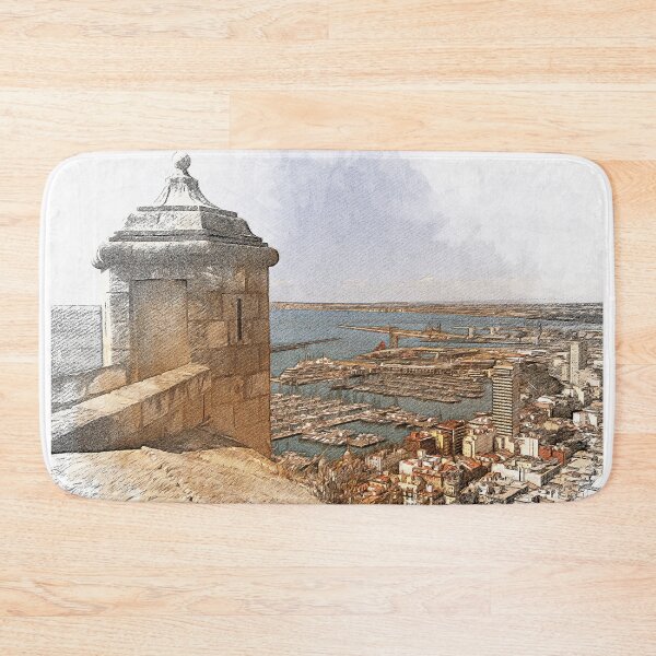 Item preview, Alicante souvenirs - Spain - Color Sketch Cityscape designed and sold by ElLocoMus.