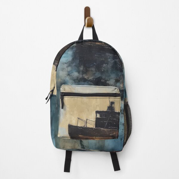 Item preview, Rusty Barge - Weathered Maritime Relic designed and sold by Michael Bollin.