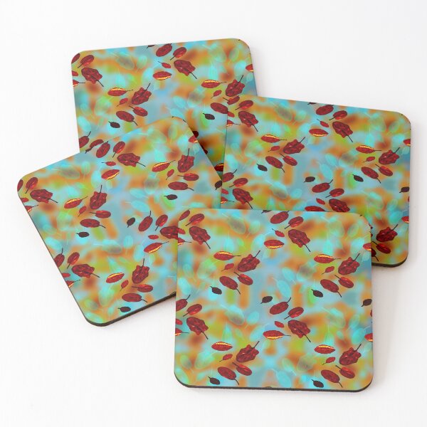 Item preview, AUTUMN SKY Floating Leaves designed and sold by ZENDYtechSTYLE.