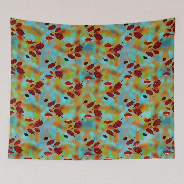 Item preview, AUTUMN SKY Floating Leaves designed and sold by ZENDYtechSTYLE.