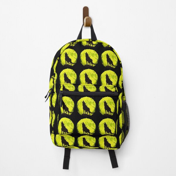 Item preview, Roaring Wolf in Green Moon designed and sold by JojoArtEvo.