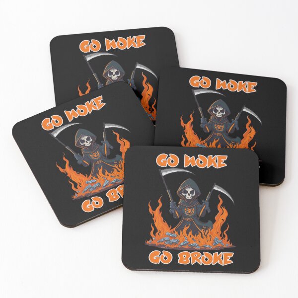 Item preview, Anti Woke Grim Reaper designed and sold by RockBeeDesigns.
