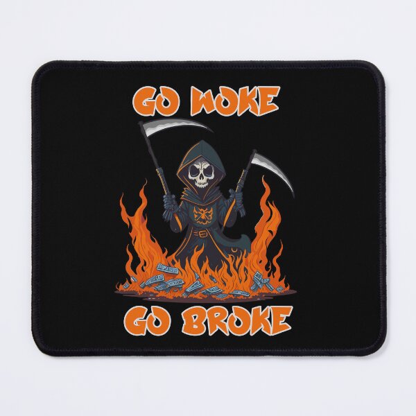 Item preview, Anti Woke Grim Reaper designed and sold by RockBeeDesigns.