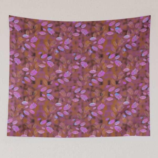 Item preview, MAUVE RUST Floating Leaves designed and sold by ZENDYtechSTYLE.