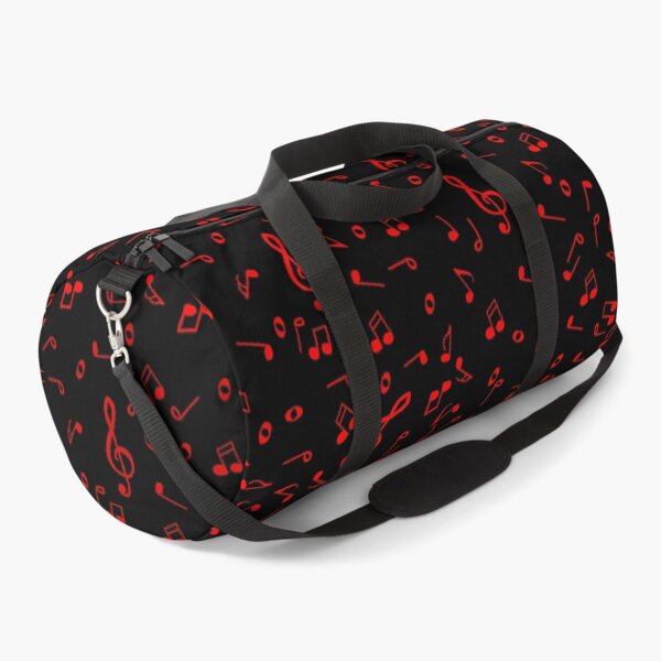 Item preview, Red Music Notes Pattern designed and sold by Deborah Camp.