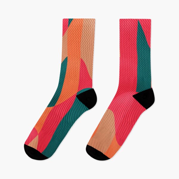 Item preview, Chevron pattern waves - "Red and green" designed and sold by Hemindway.