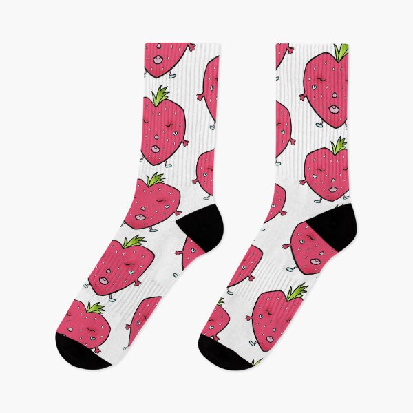 Item preview, Cute mindful Strawberry kawaii  designed and sold by PinkSeaside.
