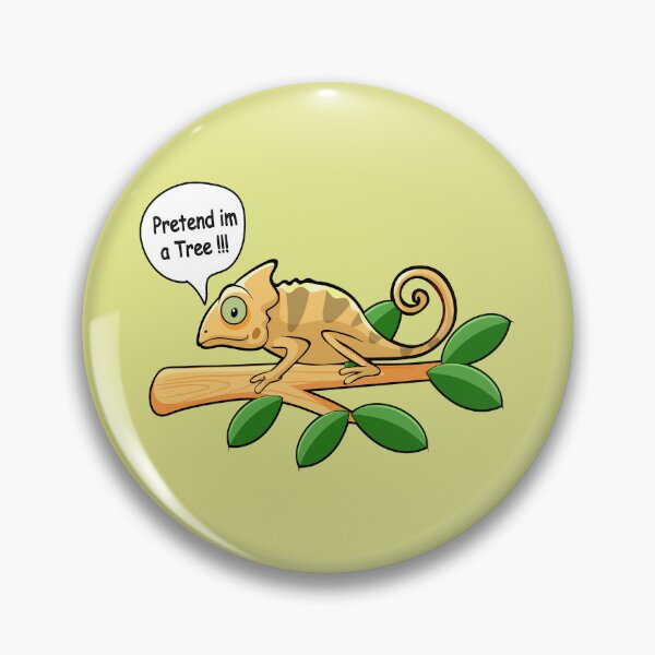 Artikelvorschau, Funny chameleon lizard pretend to be a tree entworfen und verkauft von Donutlovers.