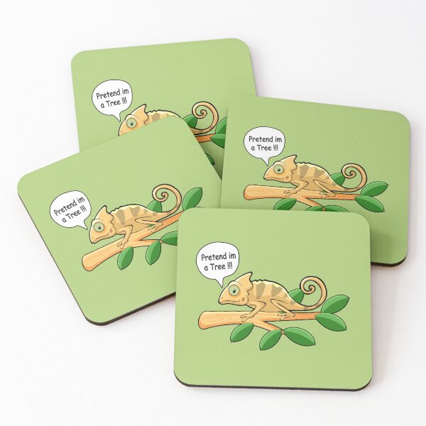 Item preview, Funny chameleon lizard pretend to be a tree  designed and sold by Donutlovers.