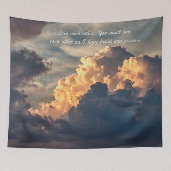 Item preview, Love Each Other Thunderheads designed and sold by KirtTisdale.