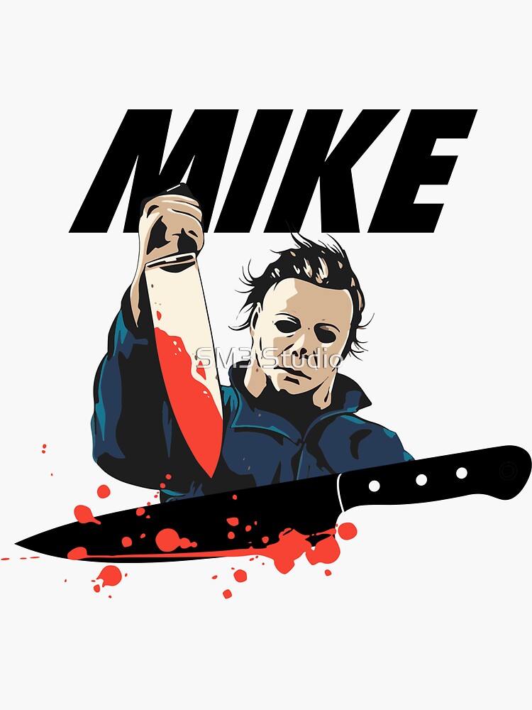 Thumbnail 3 of 3, Sticker, Michael Myers is doing it designed and sold by elidrissiismail.