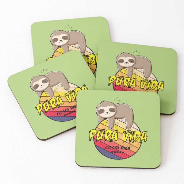 Item preview, Pura vida costa rica sloth  designed and sold by Donutlovers.