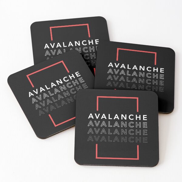 Item preview, Avalanche AVAX Crypto Altcoin - Geometric Simplicity designed and sold by CryptoMoods.