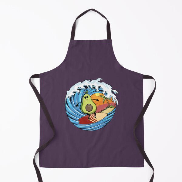 Item preview, Funny avocado surfing on the beach waves  designed and sold by Donutlovers.