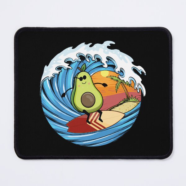 Item preview, Funny avocado surfing on the beach waves  designed and sold by Donutlovers.