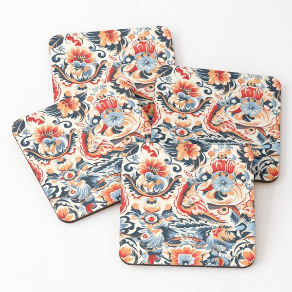 Item preview, A Pattern Inspired by Tradicional Russian Art designed and sold by StudioRedKoala.