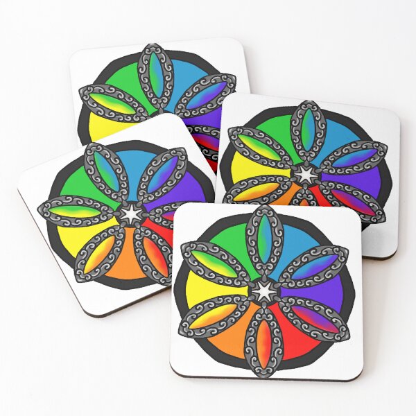 Item preview, Rainbow Mandala 001 designed and sold by Mandala Madness.