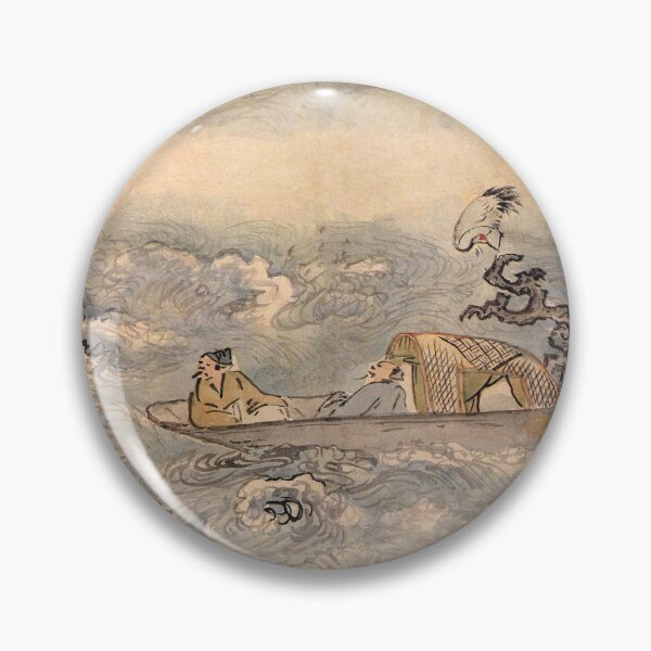 Item preview, Korean Painting Minhwa Play on a Boat designed and sold by tangerinemars.