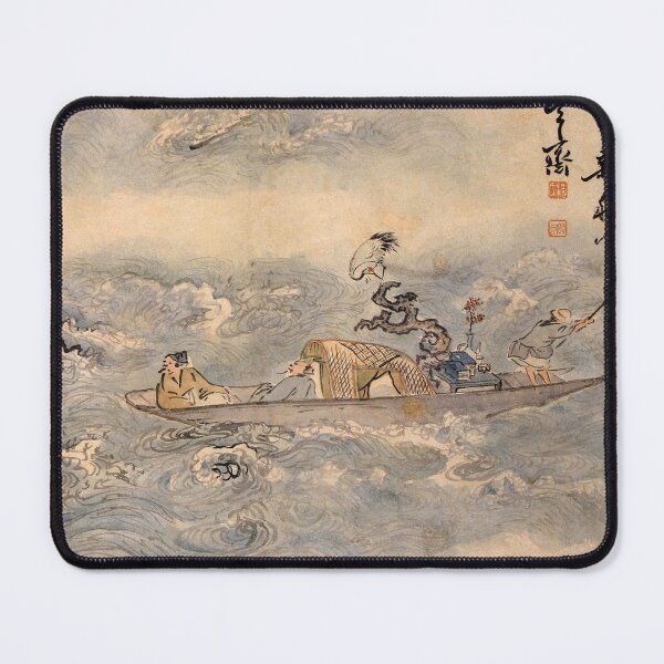 Item preview, Korean Painting Minhwa Play on a Boat designed and sold by tangerinemars.
