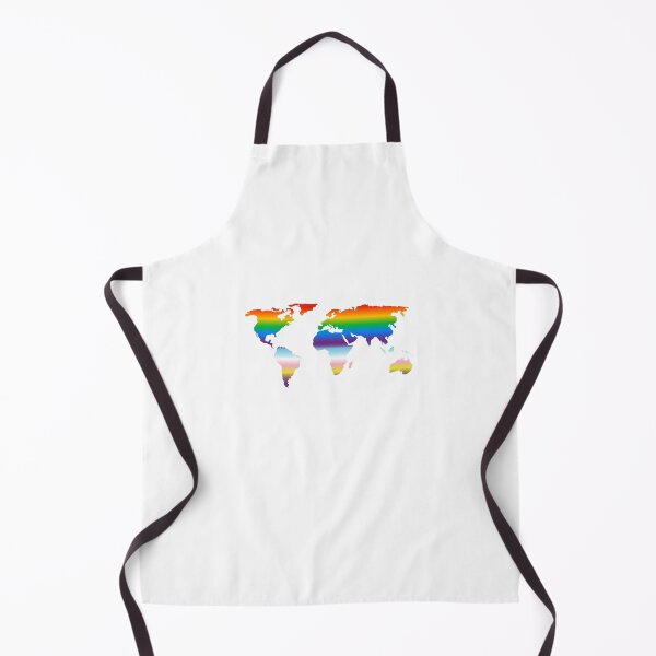 Item preview, Rainbow world map  inclusive progress pride flag colors designed and sold by Inspirationmotivation.