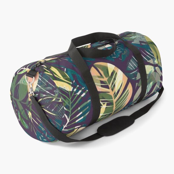Item preview, Cannas and Tropical Leaves Pattern designed and sold by Monochrome-Dog.