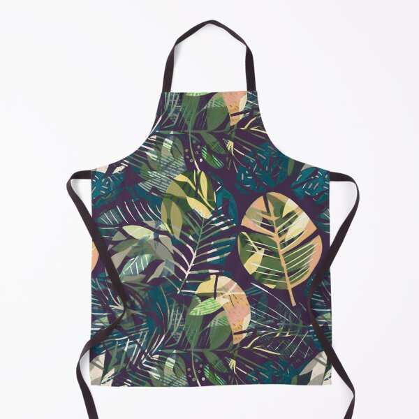Item preview, Cannas and Tropical Leaves Pattern designed and sold by Monochrome-Dog.