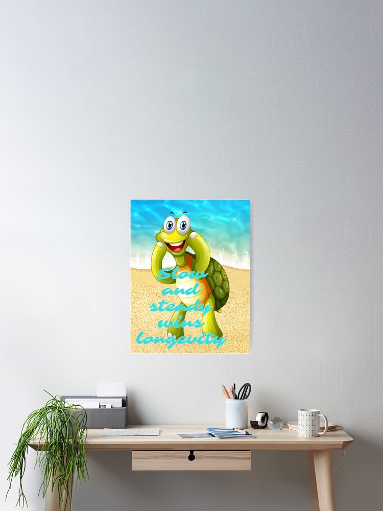 Thumbnail 2 of 3, Poster, Turtle Life designed and sold by cheers2cheers.