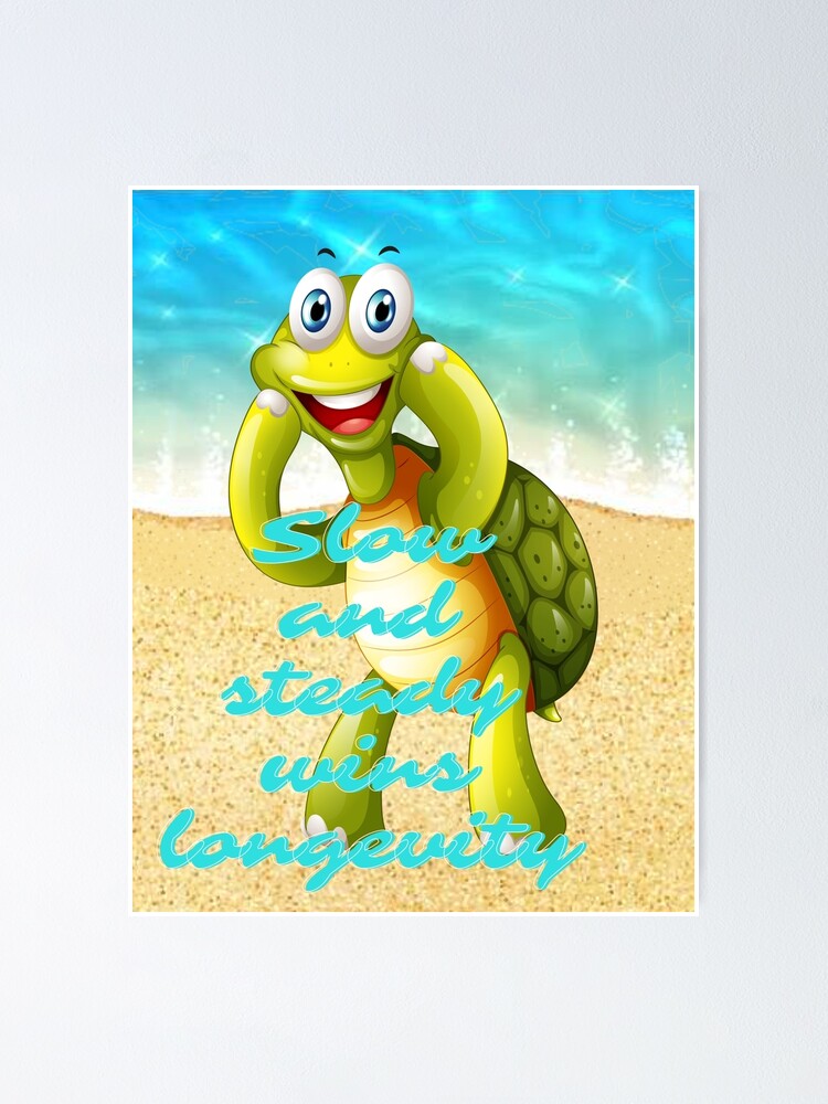Thumbnail 1 of 3, Poster, Turtle Life designed and sold by cheers2cheers.