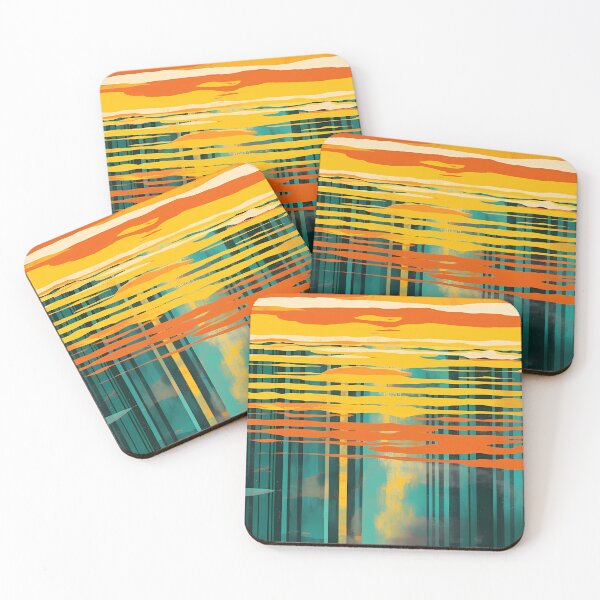 Item preview, Colorful Stripes 4 : colored striped minimalist retro designed and sold by NahedAH.