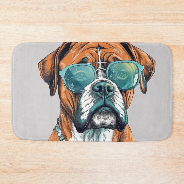 Item preview, Fawn Boxer Dog Pop Art with Sunglasses 7 designed and sold by DiatomDesigns.