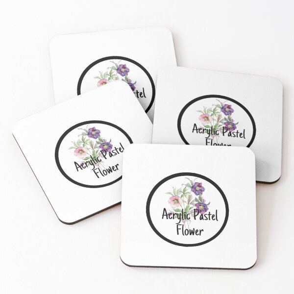 Item preview, Acrylic Pastel Flower designed and sold by Mieloreuse.