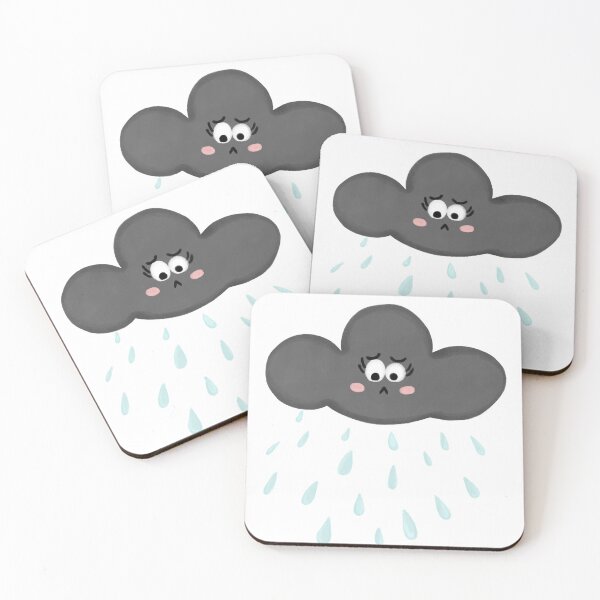 Item preview, Sad raincloud designed and sold by pingvinsmatte.