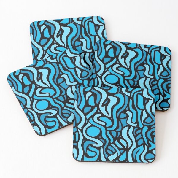Artikelvorschau, Abstract Blue Seamless Pattern entworfen und verkauft von UlDesigns.