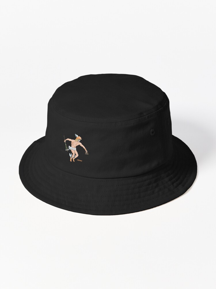 Thumbnail 1 von 6, Bucket Hat, Hermes griechischer Gott designt und verkauft von Kobeko.