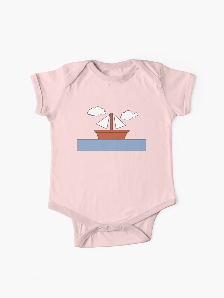The Simpsons Living Room Boat Picture Pink Version Baby One Piece