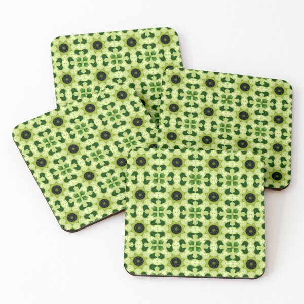 Item preview, Green geometric pattern design  designed and sold by Pattern Vista Studio.