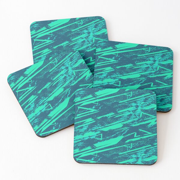 Item preview, Teal Angled Pattern designed and sold by cooldesigns2022.