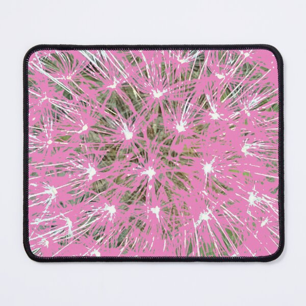 Item preview, Pink dandelion print designed and sold by Susan Gallup.
