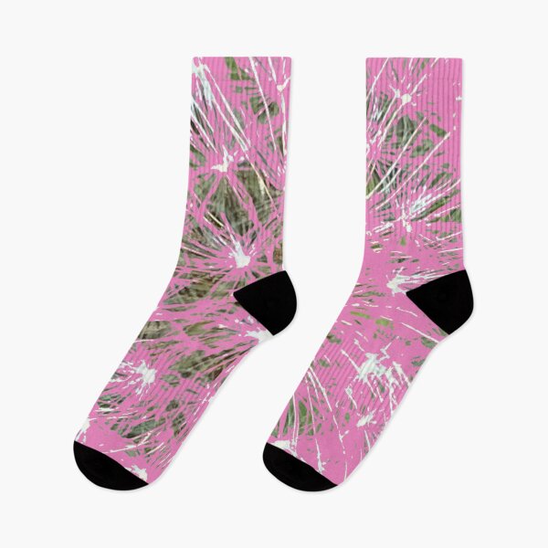 Item preview, Pink dandelion print designed and sold by Susan Gallup.