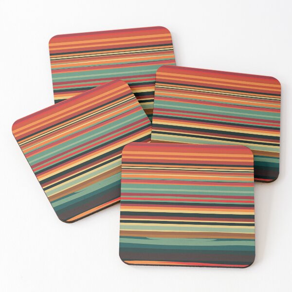 Item preview, Horizontal Linear pattern | Retro colors designed and sold by Hazmat-AI7.