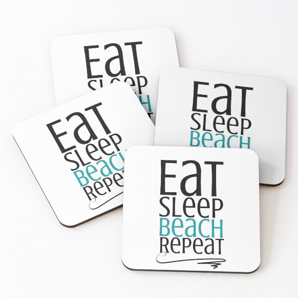 Item preview, Eat Sleep Beach Repeat designed and sold by LapillusDesigns.