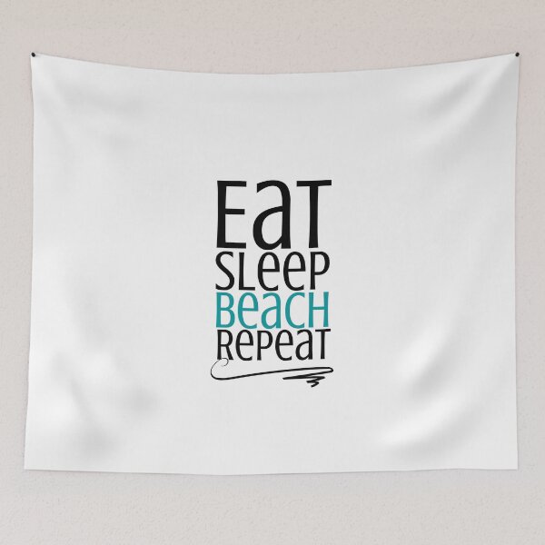 Item preview, Eat Sleep Beach Repeat designed and sold by LapillusDesigns.
