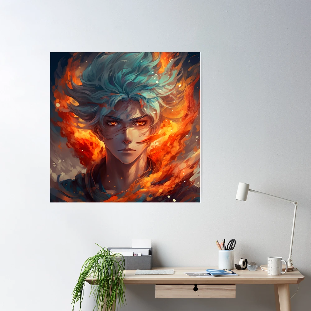 GHGG Epic Cool Anime Profile Canvas Art Poster and Wall Art