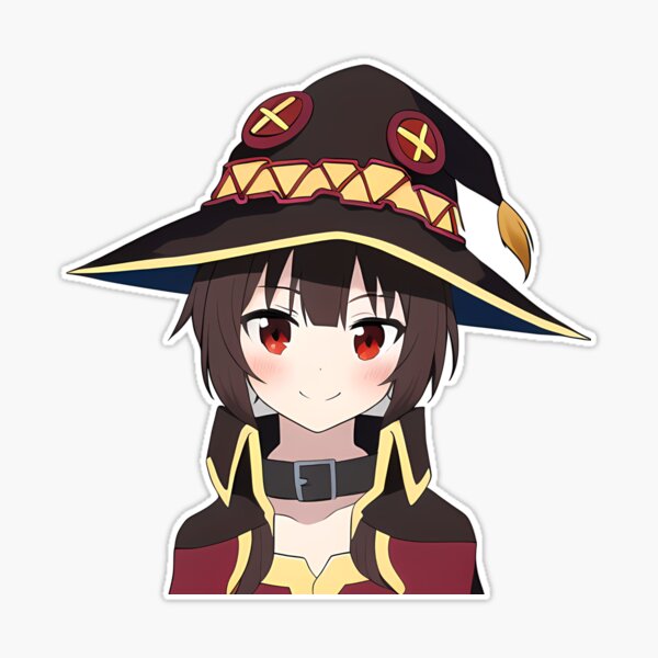 Megumin Thumbs Up Sticker for Sale by Meltey