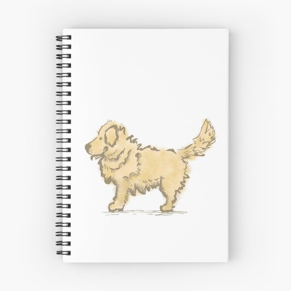 Artikelvorschau, Golden Retriever-Profil in Farbe entworfen und verkauft von Christine Philbrick.