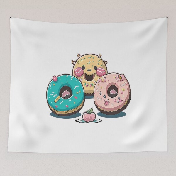 Item preview, Kawaii Doughnut Trio designed and sold by hmadan.