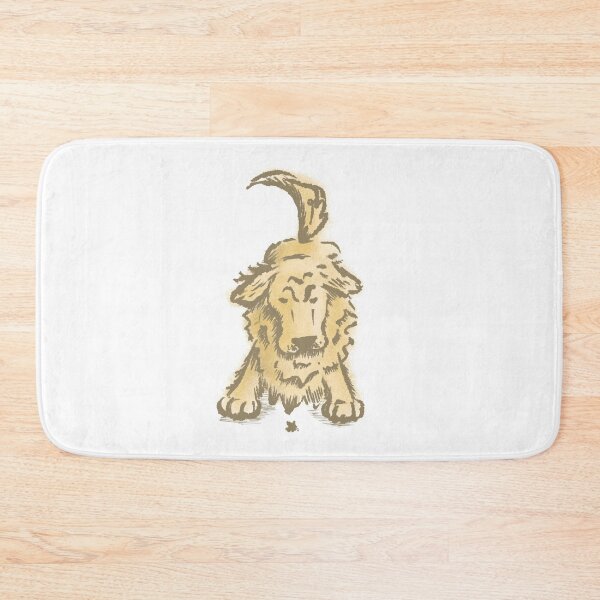 Item preview, Golden Retriever with Bug in color designed and sold by Christine Philbrick.