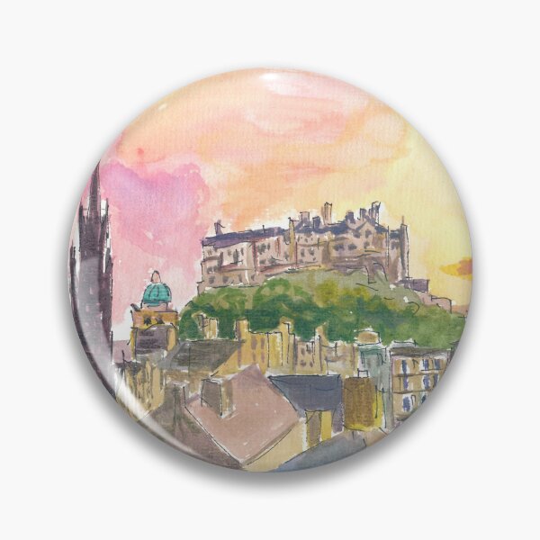 Item preview, Beautiful Edinburgh Scotland Historic Center and Castle Viewpoint designed and sold by artshop77.