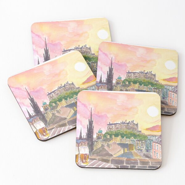 Item preview, Beautiful Edinburgh Scotland Historic Center and Castle Viewpoint designed and sold by artshop77.